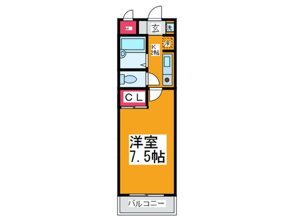 スタンドアップ古市の物件間取画像